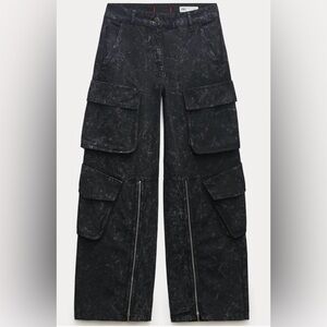 ZARA Women’s Zipper Cargo Pants